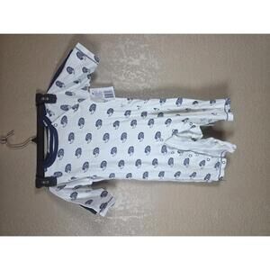 Touched by Nature unisex baby Organic Coveralls Romper, Hedgehog, 24 Months US